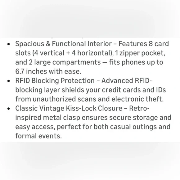 Green Leather Kisslock Clutch Bag - Picture 8 of 8